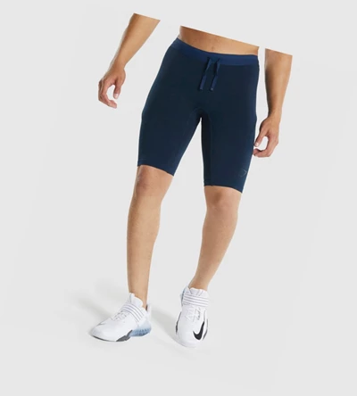 Bermudas Gymshark 315 1/2 Tight Hombre Azul Marino | OTVZMSY-14