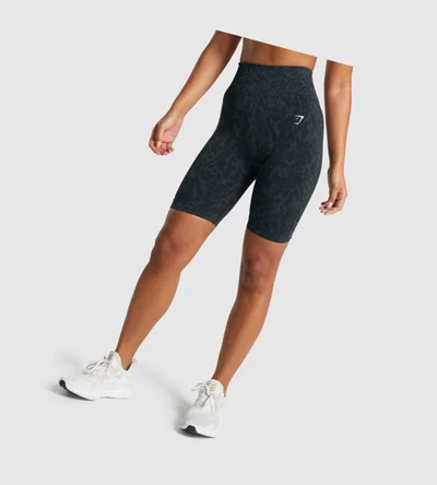 Bermudas Gymshark Adapt Animal Seamless Cycling Mujer Negros | OXTFYUG-41