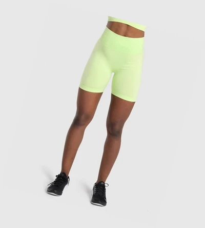 Bermudas Gymshark Apex Seamless Mujer Verdes Verdes Claro | GNSVIXT-02