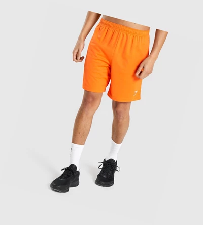 Bermudas Gymshark Arrival De Punto Hombre Naranjas | KGUMNVH-18