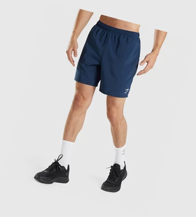 Bermudas Gymshark Arrival Hombre Azul Marino | PVFXDIB-93