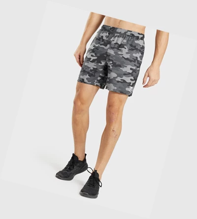 Bermudas Gymshark Arrival Hombre Grises | CYAWSXN-50