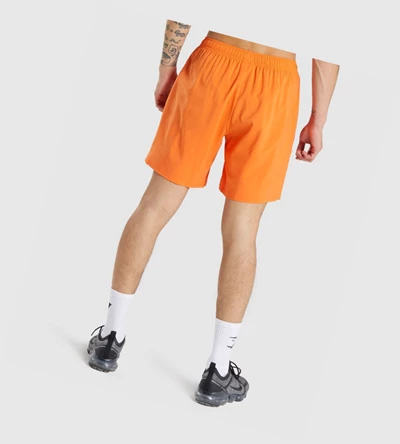 Bermudas Gymshark Arrival Hombre Naranjas | MDHBFCS-14