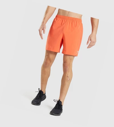 Bermudas Gymshark Arrival Hombre Naranjas | NGZXOBT-16