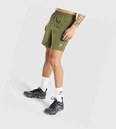 Bermudas Gymshark Arrival Hombre Verdes Oscuro | AVRTEMH-24