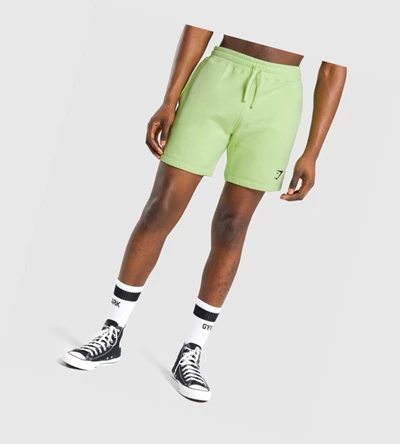 Bermudas Gymshark Crest Hombre Verdes | GOTZFLK-38