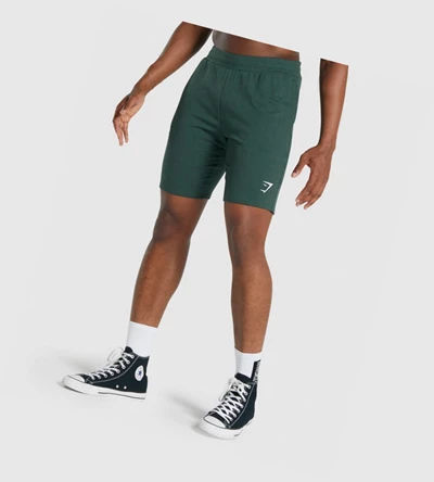 Bermudas Gymshark Critical 2.0 9" Hombre Verdes Oscuro | JWOUQPY-45