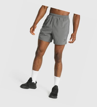 Bermudas Gymshark Deporte Hombre Grises | LCSWIKP-53