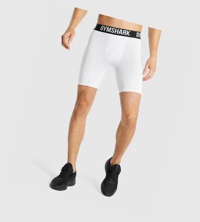 Bermudas Gymshark Element Baselayer Hombre Blancos | ZDILQFH-56