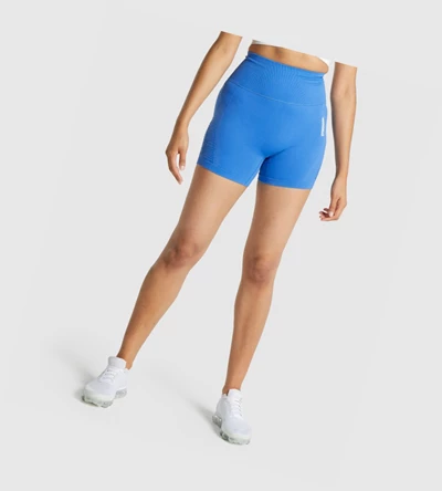 Bermudas Gymshark Energy Seamless Mujer Azules | EQJOYAK-62