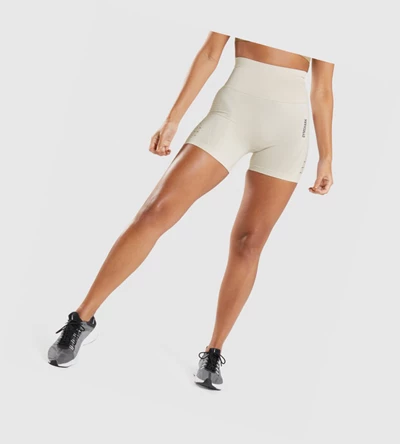 Bermudas Gymshark Energy Seamless Mujer Blancos | XQGWFAJ-19