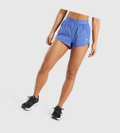 Bermudas Gymshark Entrenamiento Loose Fit Mujer Azules | NHUCJFY-68