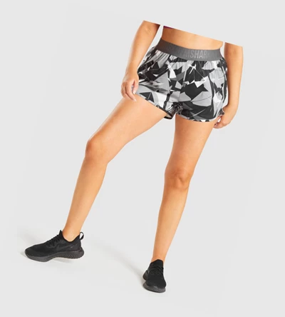 Bermudas Gymshark Entrenamiento Loose Fit Mujer Negros | RUFIOYK-51