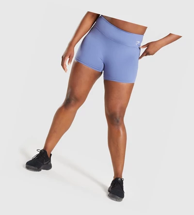 Bermudas Gymshark Entrenamiento Mujer Azules | MCFJRNK-90