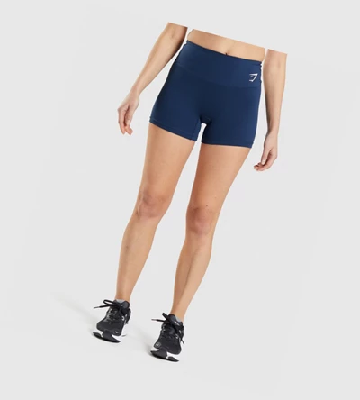 Bermudas Gymshark Entrenamiento Mujer Azul Marino | YSAMRIO-83