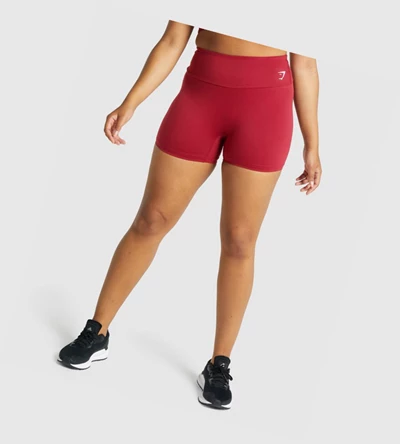 Bermudas Gymshark Entrenamiento Mujer Vino | QXRFDOG-42