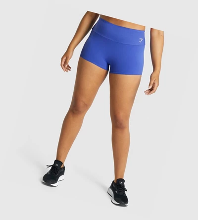 Bermudas Gymshark Entrenamiento Quad Mujer Azules Oscuro | BOFEQPY-82