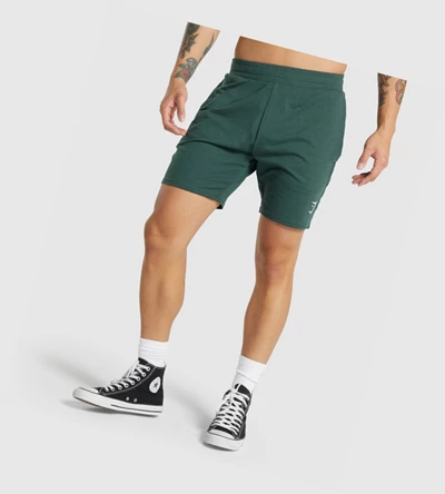 Bermudas Gymshark Essential 7ﾔ Hombre Verdes Oscuro | PFHZKRU-57