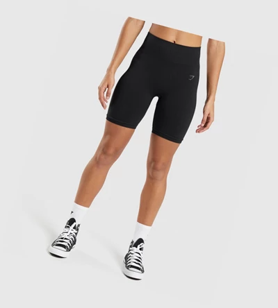 Bermudas Gymshark Flex Cycling Mujer Negros | ZSNWVEK-41