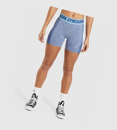 Bermudas Gymshark Flex Mujer Azules | KFTCPVM-60