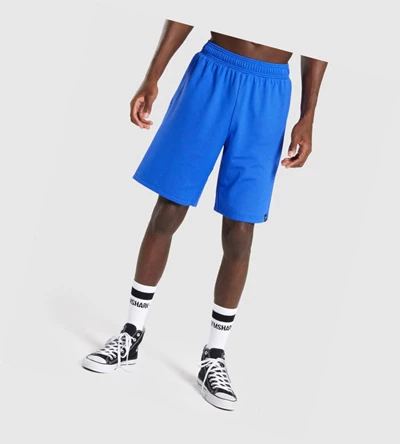 Bermudas Gymshark Mesh 9" Hombre Azules | UDSJPOY-81