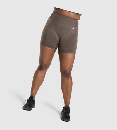 Bermudas Gymshark Vital Seamless 2.0 Mujer Marrom | RXLNIDH-90