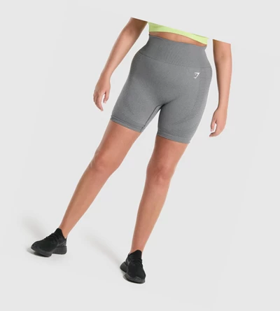 Bermudas Gymshark Vital Seamless 2.0 Mujer Grises | SIMEZJX-61