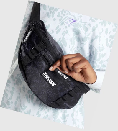 Bolsos & Mochilas Gymshark Manimal Sling Mujer Negros | XIEFQAH-37