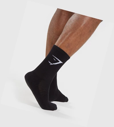 Calcetines Gymshark 3pk Hombre Negros | GDTCVFZ-94