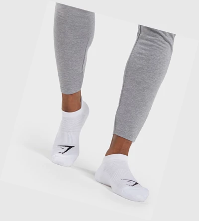 Calcetines Gymshark Ankle 3pk Hombre Blancos | SRFKPAZ-40