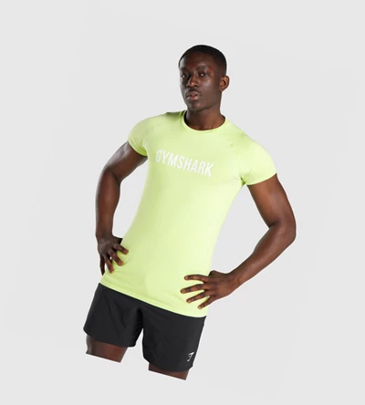 Camiseta Gymshark Apollo Hombre Verdes | MNIZVRG-25