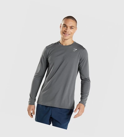 Camiseta Gymshark Arrival Hombre Grises | DKOLGQS-43