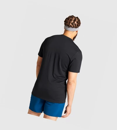 Camiseta Gymshark Arrival Hombre Negros | WAMUSTQ-39