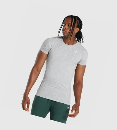 Camiseta Gymshark Critical 2.0 Hombre Grises Claro | SDTYCIN-24