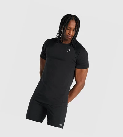 Camiseta Gymshark Critical 2.0 Hombre Negros | OSBRZJW-82