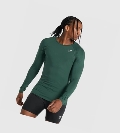 Camiseta Gymshark Critical 2.0 Hombre Verdes | PISWVGX-37