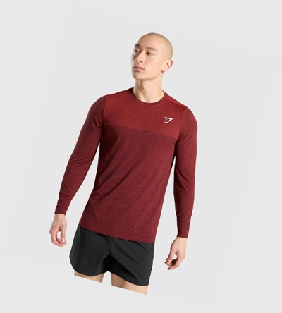 Camiseta Gymshark Vital Hombre Rojos | VEGSTOY-24