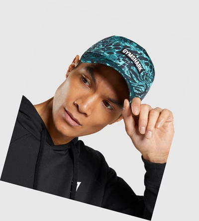 Headwear Gymshark Manimal Snapback Hombre Turquesa | LMFXNJK-70