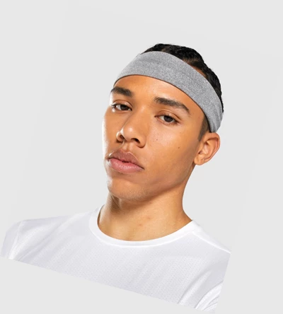 Headwear Gymshark New Era Headband Hombre Grises Claro | BICKYMV-24