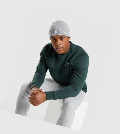 Headwear Gymshark New Era Legacy Cuff Knit Hombre Grises | JPVRGDN-20