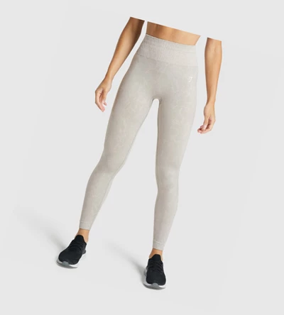 Leggins Gymshark Adapt Animal Seamless High Waisted Mujer Grises | WKZCXMP-03