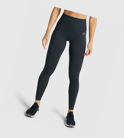 Leggins Gymshark Adapt Fleck Seamless High Waisted Mujer Negros | WLBYOEP-53