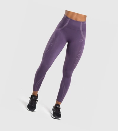 Leggins Gymshark Apex Seamless High Waisted Mujer Morados Morados Claro | YCDQOSB-25