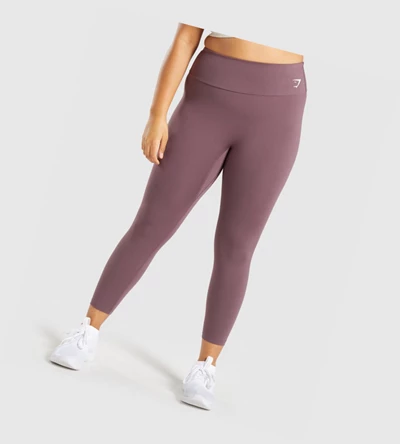 Leggins Gymshark Entrenamiento 7/8 High Waisted Mujer Marrom | GWTFCXR-89