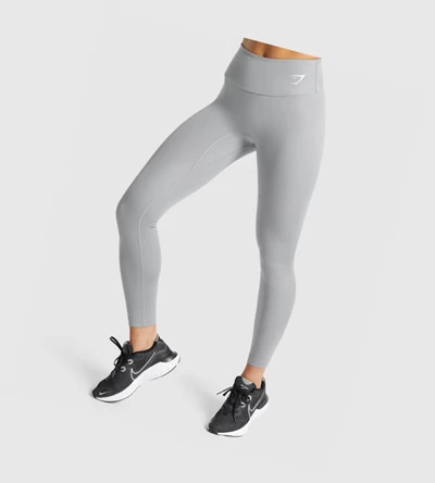 Leggins Gymshark Entrenamiento High Waisted Mujer Grises | VFZXGWP-38