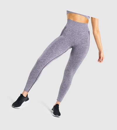 Leggins Gymshark Flex High Waisted Mujer Morados | SOPAVDE-38