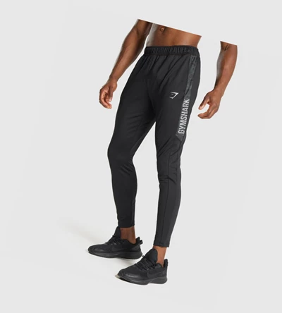 Pantalones Jogger Gymshark Deporte Hombre Negros | JRXEHWY-36