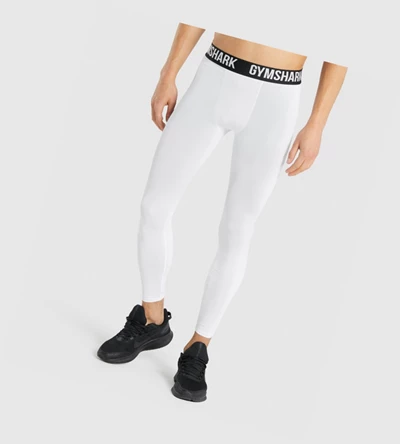 Pantalones Jogger Gymshark Element Baselayer Hombre Blancos | FMITGHN-51