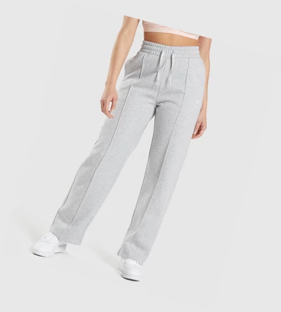 Pantalones Jogger Gymshark Entrenamiento Directo Leg Mujer Grises Claro | RTOXSBN-01