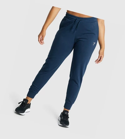 Pantalones Jogger Gymshark Entrenamiento Mujer Azul Marino | XBOHKGA-45